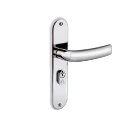 Fechadura Perfil 4191 Externa Cromada Galaxy Aliança