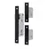 Fechadura Perfil 4170Z 3x1 Externa Tetra Zamac Bronze Latonado Kit Aliança
