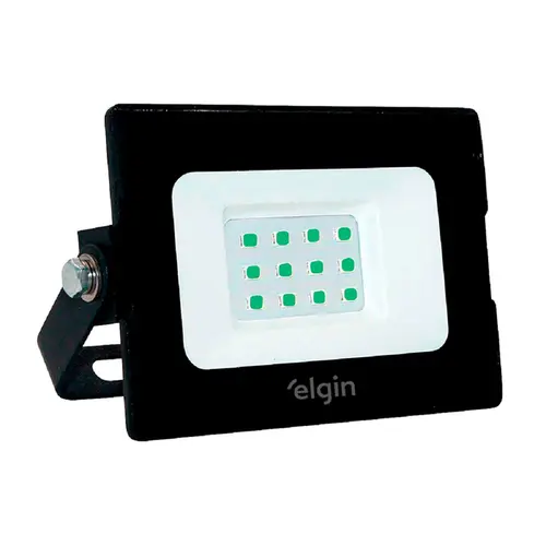 Refletor Led  10W Bivolt Elgin Verde