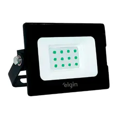 Refletor Led  10W Bivolt Elgin Verde