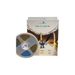 Fita Cob 12V 9W 3000K 5Mts Gaya