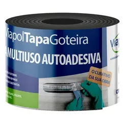 Fita Multiuso Autoadesiva 0,10 x 10m Tapa Goteira Viapol