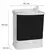Gabinete C/Lavatorio 45X32X58Cm Astra (Br/Pt)