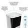 Gabinete C/Lavatorio 45X32X58Cm Astra (Br/Pt)