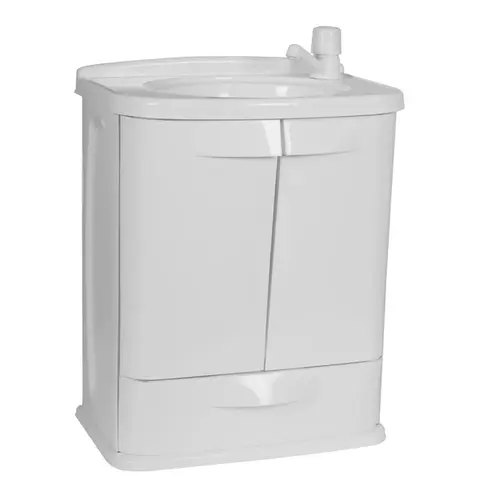 Gabinete C/Lavatorio 45X32X58Cm Astra (Branco)