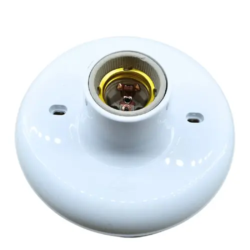 PLAFON SIMPLES BR ILUMI E27 PORCELANA(180931)