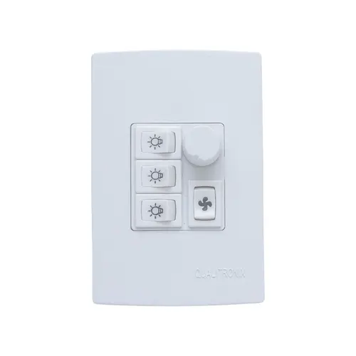 Controle P/Ventilador E 2 Lampadas Qualitronix.