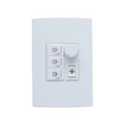 Controle P/Ventilador E 2 Lampadas Qualitronix.