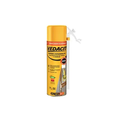 Espuma Expansiva Pu 500Ml 340G Vedacit