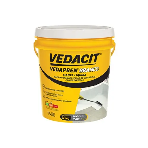 Vedapren Branco Balde 18Kg Vedacit