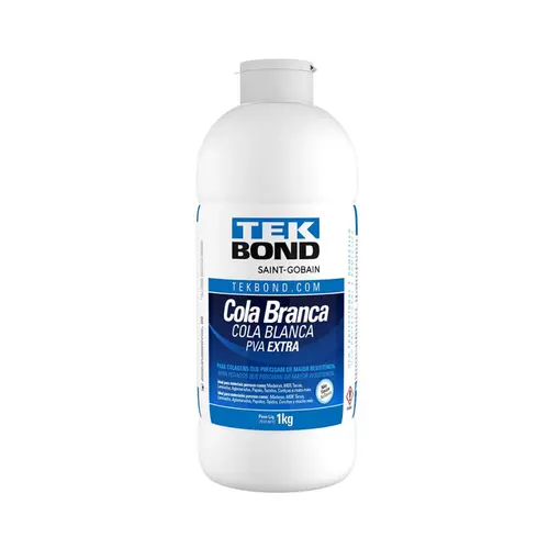 Cola Branca Pva Extra 1Kg.Tekbond