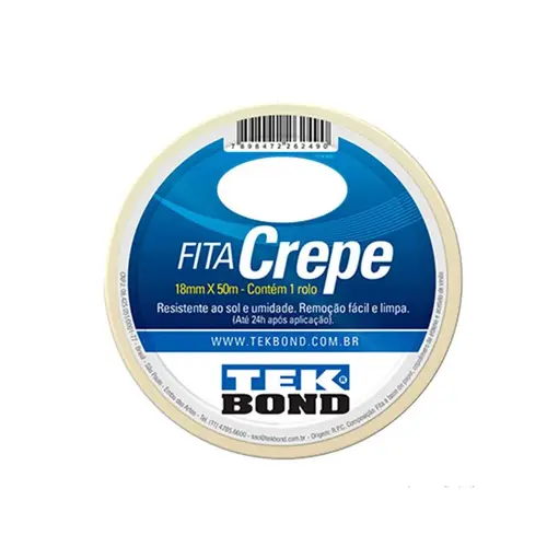 Fita Crepe 18Mmx50M Tekbond