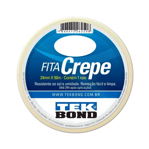 Fita Crepe 24Mmx50M Tekbond.