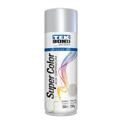Tinta Spray Uso Geral Aluminio Alta Temperatura 350Ml TekBond