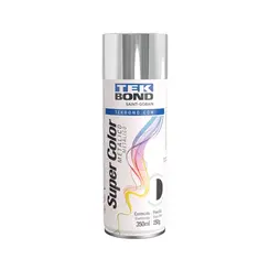 Tinta Spray Uso Geral Cromado Metalico 350Ml TekBond