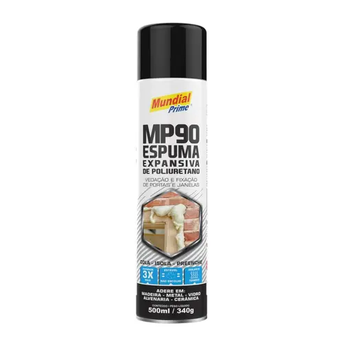 Espuma De Poliuretano 500ml 340g Mundial Prime