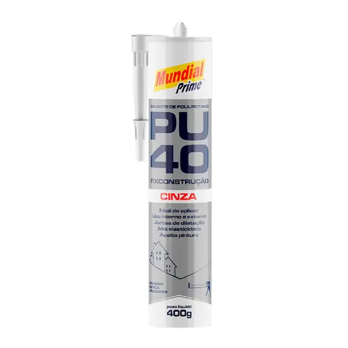 Silicone Pu40 400gr Cinza Mundial Prime