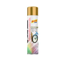 Tinta Spray Metalico Dourado 400ml Mundial Prime