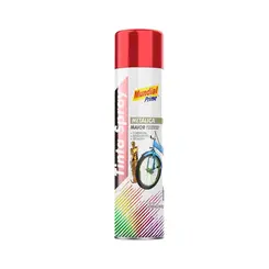 Tinta Spray Metalico Vermelho 400ml Mundial Prime