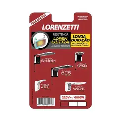 Resistencia p/ Duchas Acqua Loren Ultra 6800w 220v 3065-A Lorenzetti