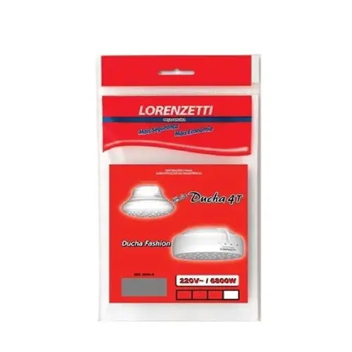 Resistência p/ Bella Ducha, Fashion 6800W 220V 3056-A Lorenzetti