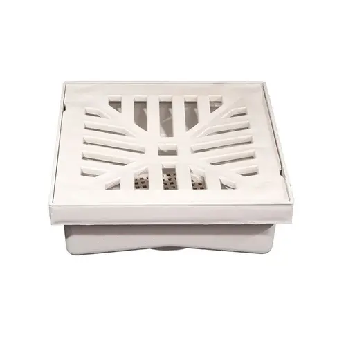 Conjunto Caixa Coletora C/Grelha 20X20Cm Estrela