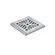 Grelha Quad 10X10 Cinza (1669) Estrela