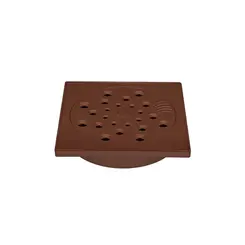 Grelha Quad 10X10 Marrom (1670) Estrela