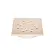 Grelha Quad 15X15 Bege (1672) Estrela