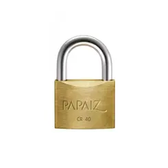 Cadeado Latão 40mm c/Chave Papaiz