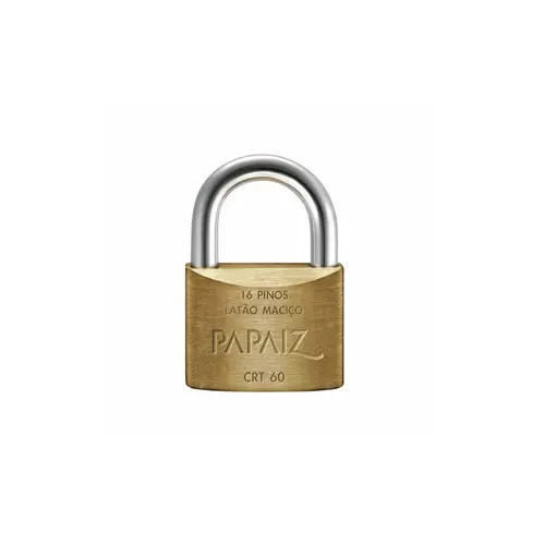 Cadeado Latão 60mm c/Chave Papaiz