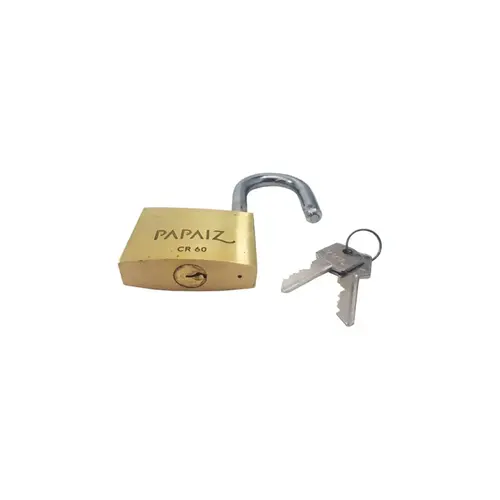 Cadeado Latão 60mm c/Chave Papaiz
