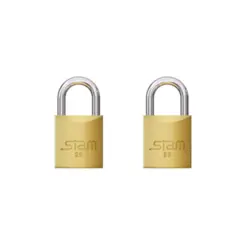 Cadeado Latão 20mm Com 2unidades Stam