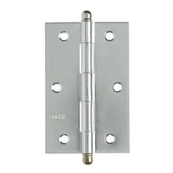 Dobradiça P/ Porta Cromada 2.1/2 (S1033Fc) Rocha