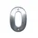 Numero Aluminio Aço Inox  N.0 Rocha