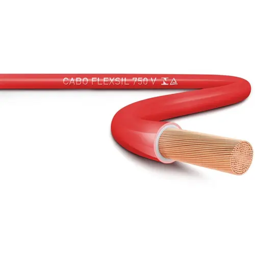 Cabo Flexível 750V Cobre 16mm² Vermelho P/ Metro Sil
