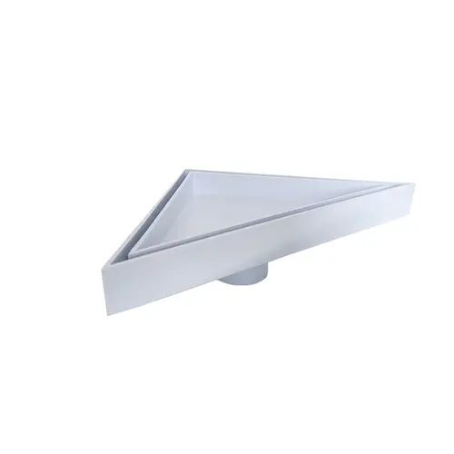 Ralo De Canto Invisivel Branco