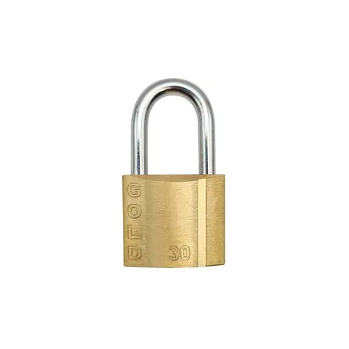 Cadeado Latão 30mm c/chave Gold
