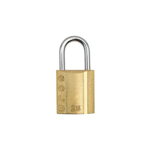 Cadeado Latão 25mm c/chave Gold