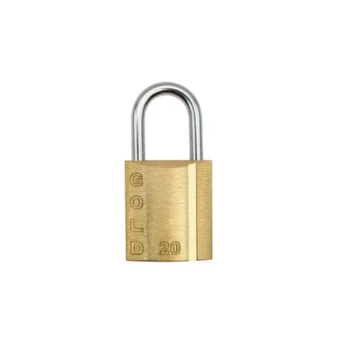 Cadeado Latão 20mm c/chave Gold