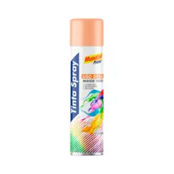 Tinta Spray Uso Geral Pessego 400ml Mundial Prime