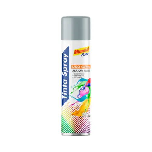 Tinta Spray Uso Geral Azul Conforto Acinzentado 400ml Mundial Prime