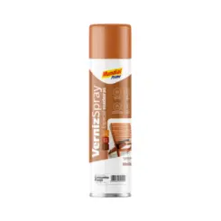 Tinta Spray Verniz Castanho Freijó Para Madeiras 400ml Mundial Prime