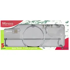 Kit Acessórios P/ Banheiro Monaco 5Pc Supcris. Duda