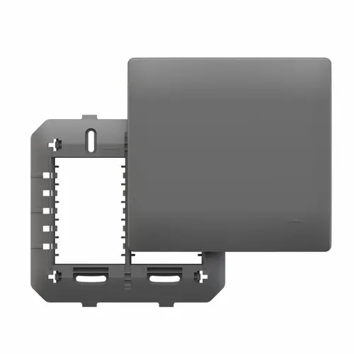 Placa 4x4 com Suporte Cega - Habitat Onix Fame