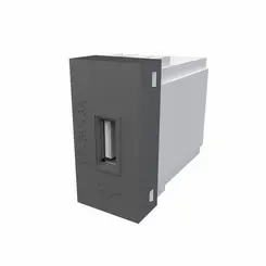 Módulo Tomada USB 15W 5V 3A Bivolt - Habitat Onix Fame