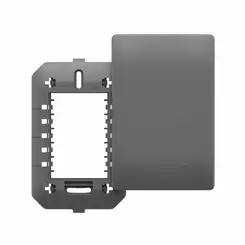 Placa 4x2 com Suporte Cega - Habitat Onix Fame