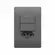Conjunto 2Interruptor Simples 10A/250V~ e Tomada 2P+T 20A/250V~ Habitat Onix Fame