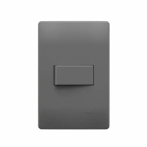 Conjunto 1Interruptor Simples 10A/250V~Habitat Onix Fame