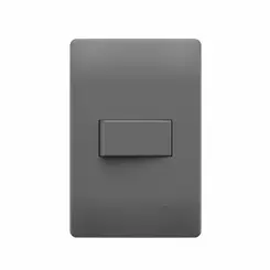Conjunto 1Interruptor Simples 10A/250V~Habitat Onix Fame